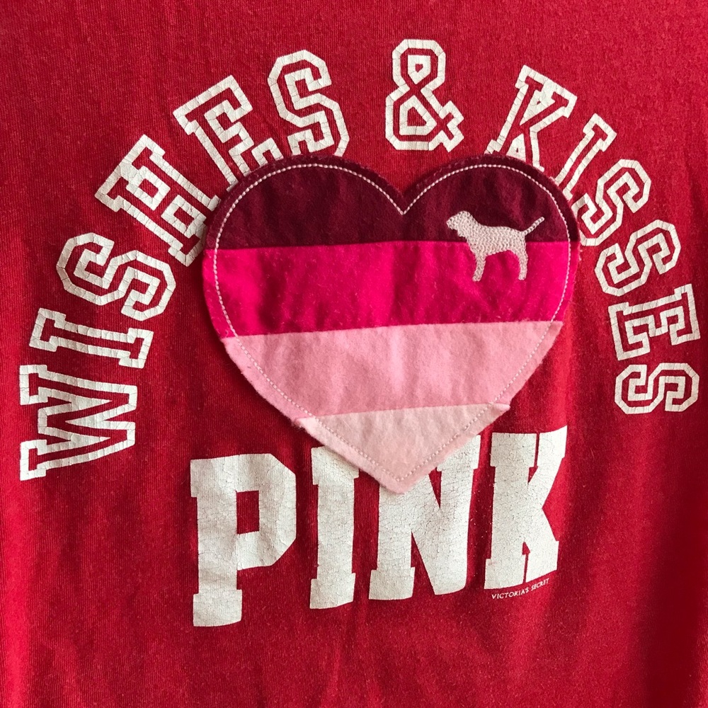 PINK Victoria’s Secret T-shirt 💗 Red Medium
